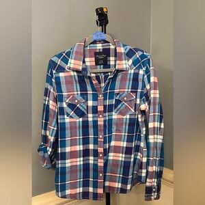 American Eagle Outfitters Multicolor Plaid Shirt